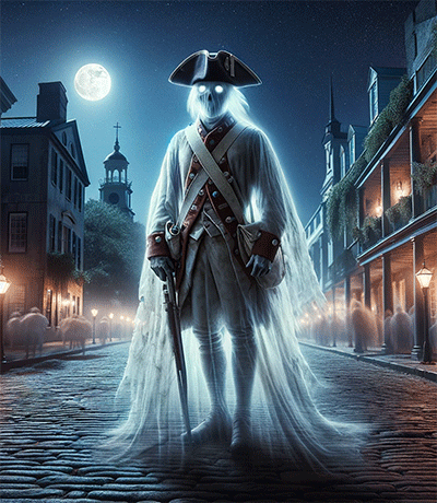 A Ghostly Soldier, one of the Stories on the Spooky Charleston Tour