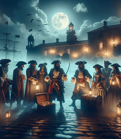 Pretty Spooky Pirates Tours for families with children